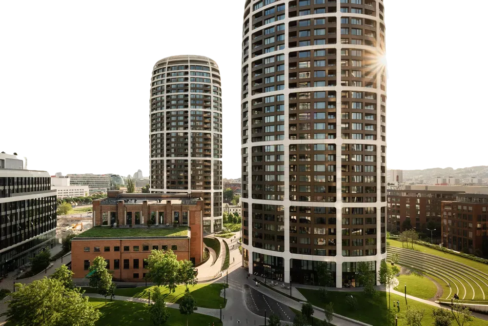 Sky Park v Bratislave, rezidenčný komplex od Zahy Hadid