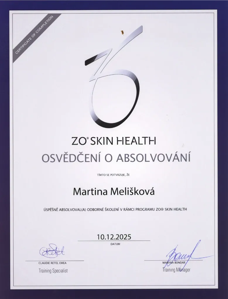 Certifikát – ZO Skin Health